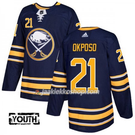 Lapsille NHL Buffalo Sabres Pelipaita Kyle Okposo 21 Adidas 2017-2018 Marine Sininen Authentic